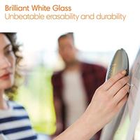 Magnetisch bord Nobo Impression Pro Wit Kristal 126 x 71 cm - thumbnail