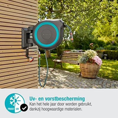 Gardena Wandslangenbox RollUp M/L 25m - thumbnail