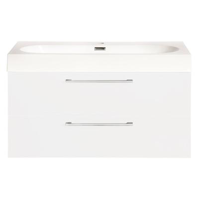 Badkamermeubelset Differnz Somero Met Keramiek Wastafel 80 cm Hoogglans Wit Badkamermeubelset Differnz Somero Met Keramiek Wastafel 80 cm Hoogglans Wit