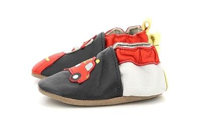 Soepele babyslofjes Fireman 686641-10 ROBEEZ© marineblauw