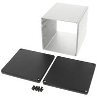 Hammond Electronics 1455NS1202 Universele behuizing 120 x 103 x 103 Aluminium Geëxtrudeerd Helder 1 stuk(s) - thumbnail
