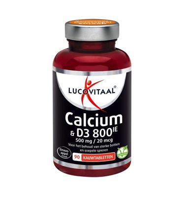 Lucovitaal Calcium 500mg & D3 Kauwtabletten