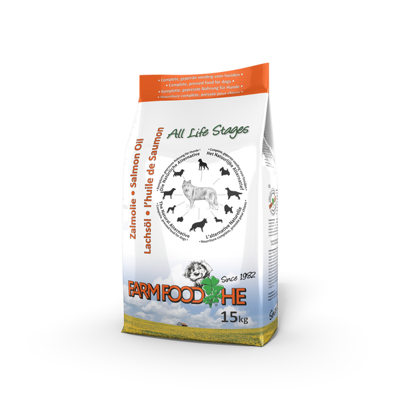 Farm Food HE met Schotse Zalmolie hondenvoer 15 kg