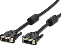 TECHLY 10 m DVI-D DL DVI-D/DVI-D DL 10 m DVI-D DVI – DVI-kabel – Zwart (10 m, DVI-D DVI-D Mannelijk/Mannelijk, Zwart, Goud) - thumbnail