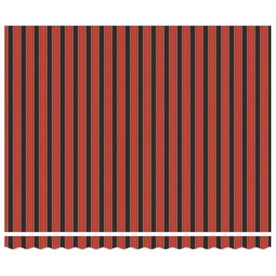 Automatische Intrekbare Luifel met LED Oranje en Bruin 400x350 cm