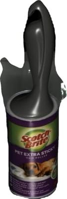 Scotch Brite pluizenkleefroller, extra klevend voor dierenhaar, 48 vellen
