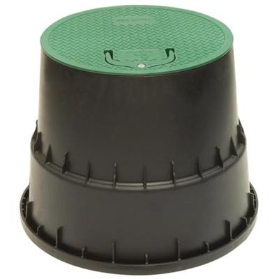 Grondput voor afsluiter Zwart/Groen - rond - diameter 253mm - hoogte 261mm
