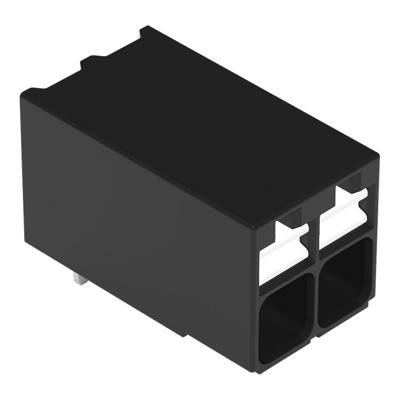 WAGO 2086-1222/300-000 Printklem 1.50 mm² Aantal polen 2 Zwart 1 stuk(s)
