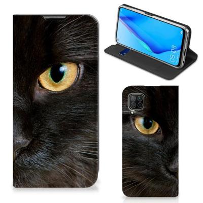 Huawei P40 Lite | Hoesje maken | Zwarte Kat
