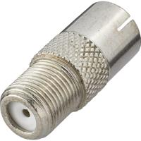 Renkforce F-Coax-adapter [F-koppeling -Antennebus 75 Ω]Zilver - thumbnail