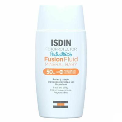 Isdin Fotoprotector Pediatrics Fusion Fluid Minerale Zonnecrème Baby SPF50 50ml