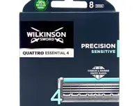 Wilkinson Wilkinson Sword Quattro Titanium Sensitive - 8 mesjes - - thumbnail