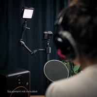 Gravity MS 0200 SET1 microfoonstatiefset voor tafelmontage met telescopische hengel - thumbnail