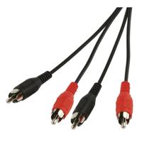 Haiqoe Audio cable 1.5m 2x RCA Male(tulp) ==> 2x RCA Male(tulp) - thumbnail