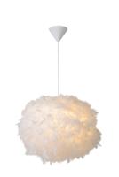 Lucide GOOSY SOFT - Hanglamp - Ø 50 cm - 1xE27 - Wit - thumbnail