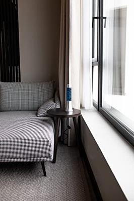 Mini Lavalamp Met Glitters - Zilver/blauw