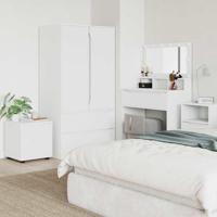 Badkamer Kast Wit 40,5 x 40 x 44 cm Bewerkt hout - thumbnail