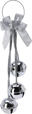 Deurhanger Kerstbellen Zilver 44,5cm Deurhanger Kerstbellen Zilver 44,5cm