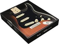 Fender Pre-Wired Strat PG Tex-Mex SSS Black - thumbnail