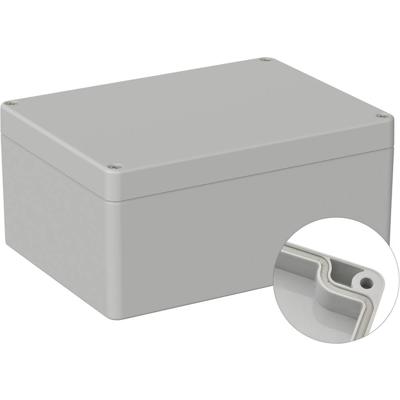TRU COMPONENTS TC-9065680 Industriële behuizing 160 x 120 x 75 ABS Grijs-wit (RAL 7035) 1 stuk(s)