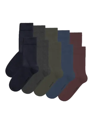 Bjorn Borg 5-paar - heren sokken - Combi - Essential - Katoenen mannen kousen - Voordeelverpakking