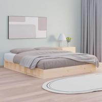 Bedframe massief hout 200x200 cm - thumbnail