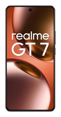 realme GT7 5G smartphone, 12 + 512 GB, 7000 mAh batterij, 120 W opladen, Dimensity 9400e chipset, IMX906 50MP camera, AI Planner, 6000nits Pro-Esports 120Hz display, IP69, zwart, Amazon exclusief