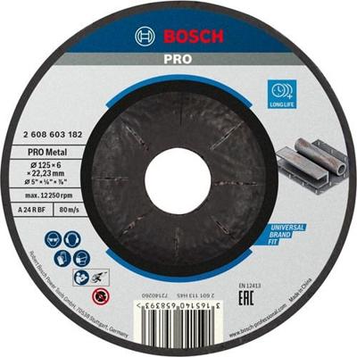 Bosch Accessories 2608603182 2608603182 Afbraamschijf gebogen 125 mm 1 stuk(s) Staal Bosch Accessories 2608603182 2608603182 Afbraamschijf gebogen 125 mm 1 stuk(s) Staal