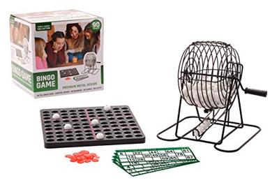 Cilgro Bingo molen van metaal met 90 nummers