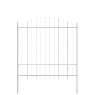 Tuinhek 3 pcs Wit 170 x 215 cm Gepoedercoat staal