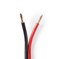 Speaker-Kabel | 2x 2,50 mm2 | 100 m | Folieverpakking | Zwart/Rood - thumbnail