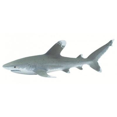 Safari zeedieren Oceanische Witpunthaai junior 5 cm grijs