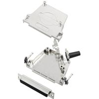 TRU COMPONENTS TCD45ZF37DMSK 7709388 D-sub female connectorset 45 ° Aantal polen: 37 Soldeerkelk 1 stuk(s) - thumbnail