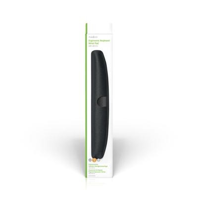 Ergonomische Polssteun voor Toetsenbord | Gel | 480 x 80 mm | Zwart