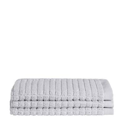 Seahorse Cube Gastendoek 30x50cm - Silver Cloud - Set Van 3