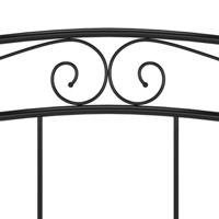 Bedframe metaal zwart 140x200 cm - thumbnail