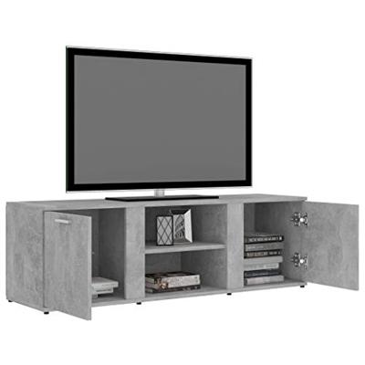 Tv-meubel 120x34x37 cm spaanplaat betongrijs