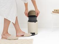 Brabantia Pedaalemmer NewIcon 3 liter soft beige - thumbnail