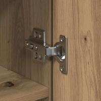 Hoogbord Artisan Eiken 80x35x180 cm Geengineerd Hout - thumbnail