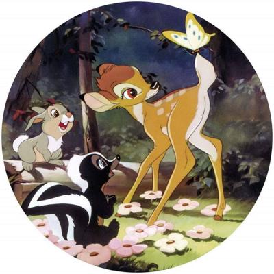 Komar Into Adventure; Komar Dots Behangcirkel Disney - Bambi - Butterfly - DD1-045