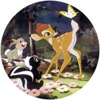 Komar Into Adventure; Komar Dots Behangcirkel Disney - Bambi - Butterfly - DD1-045 - thumbnail