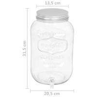VidaXL Drankdispenser 8050 ml glas - thumbnail
