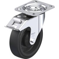 Blickle L-POEV 125KA-FI Zwenkwiel met rem Wieldiameter: 125 mm Draagvermogen (max.): 250 kg 1 stuk(s) - thumbnail