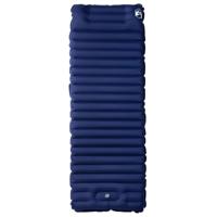 VidaXL Kampeermatras met kussen zelfopblazend 1-persoons marineblauw - thumbnail