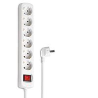 Hama 00030530 Stekkerdoos met schakelaar 6-voudig Wit Randaarde stekker 1 stuk(s) - thumbnail
