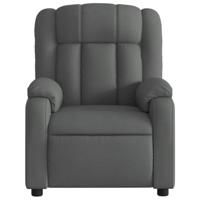 Fauteuil verstelbaar stof donkergrijs - thumbnail