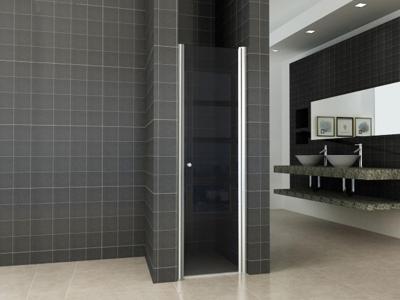 Wiesbaden Kreuz Nisdeur met profiel 60x202 NANO rookglas