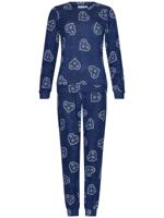 Zachte perzikfleece pyjama harten Rebelle - thumbnail