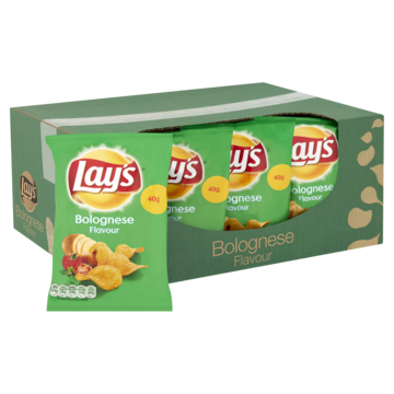 Chips lays bolognese zak 40gr | 20 stuks