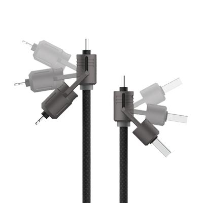 USB-kabel KSIX Zwart 1 m USB-kabel KSIX Zwart 1 m